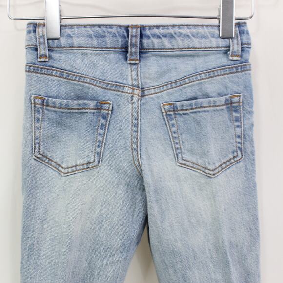 CAT & JACK Blue Light Wash Patch Work Skinny Jeans - Picture 4 of 7